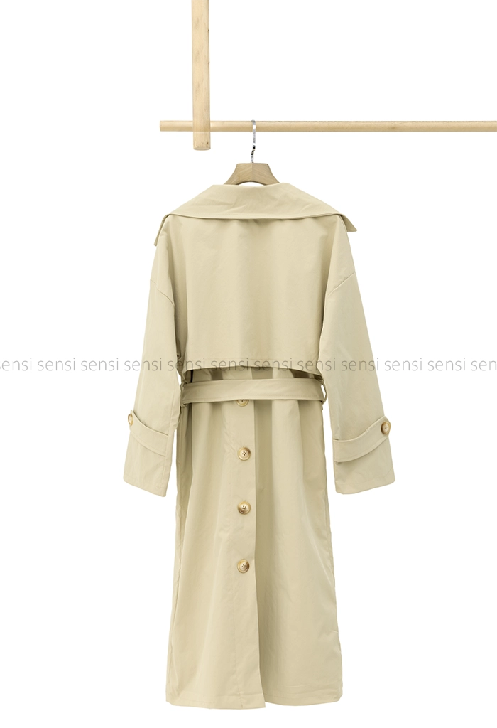 بارانی آستر دارپشت چاک دار@@ کد1004287